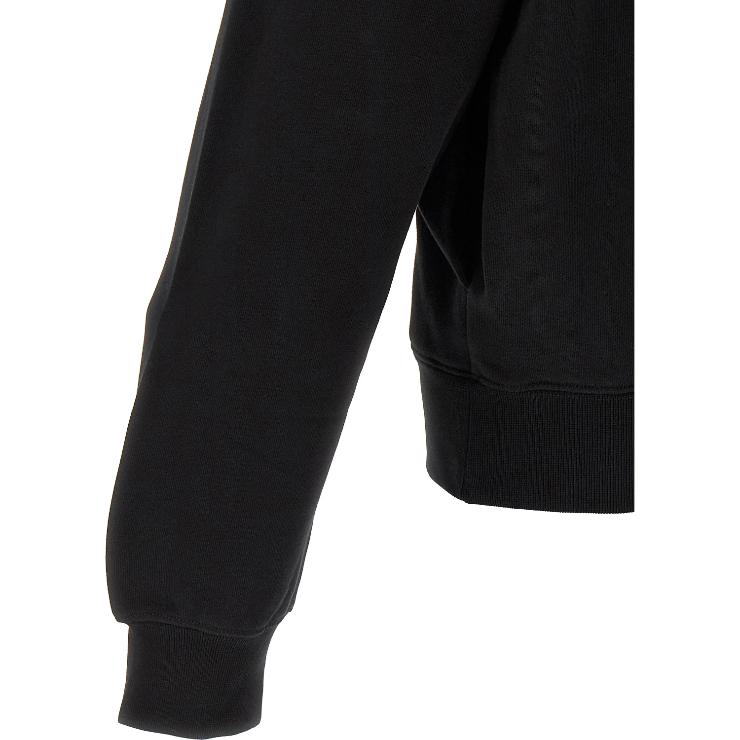 Black Cotton Sweatshirt