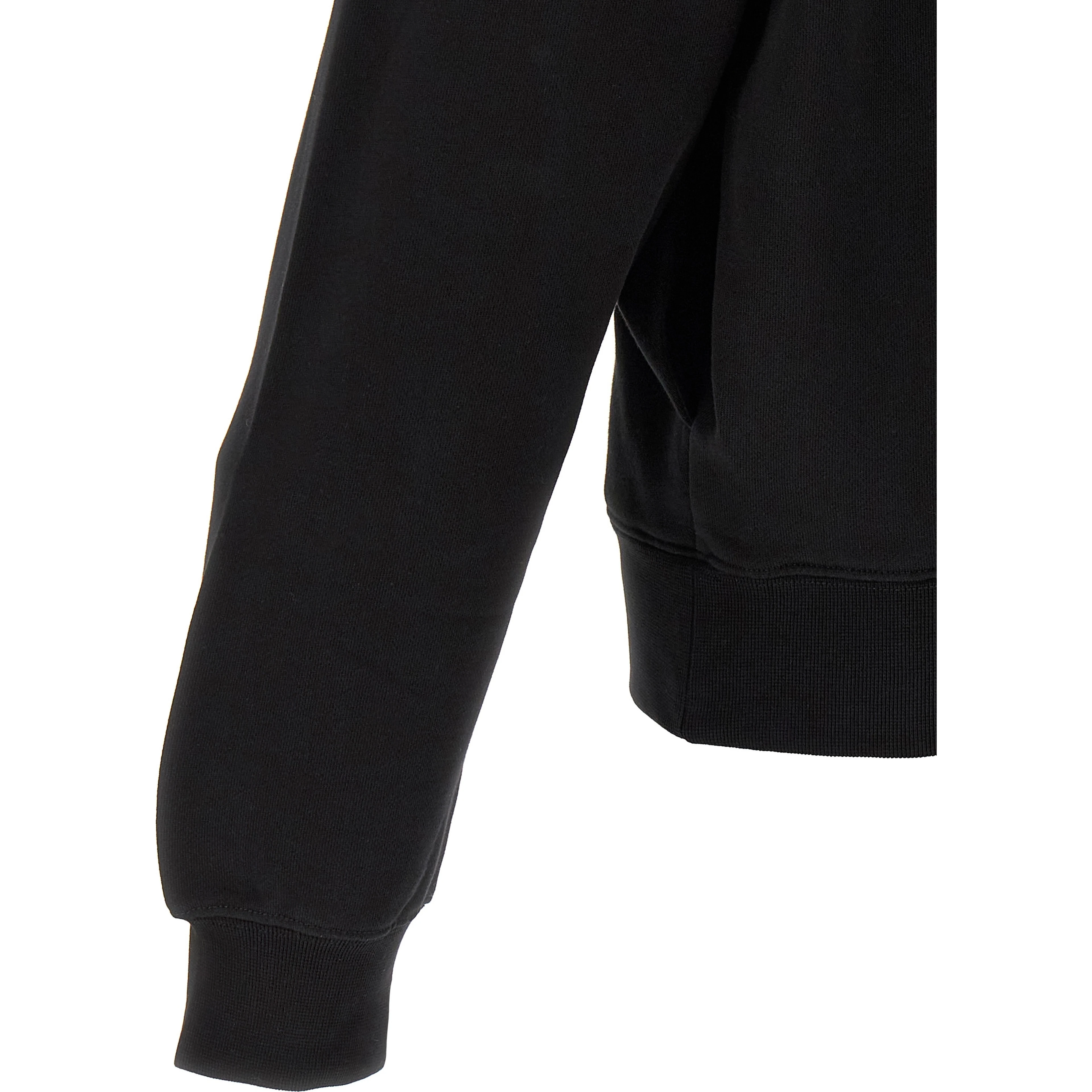 Black Cotton Sweatshirt