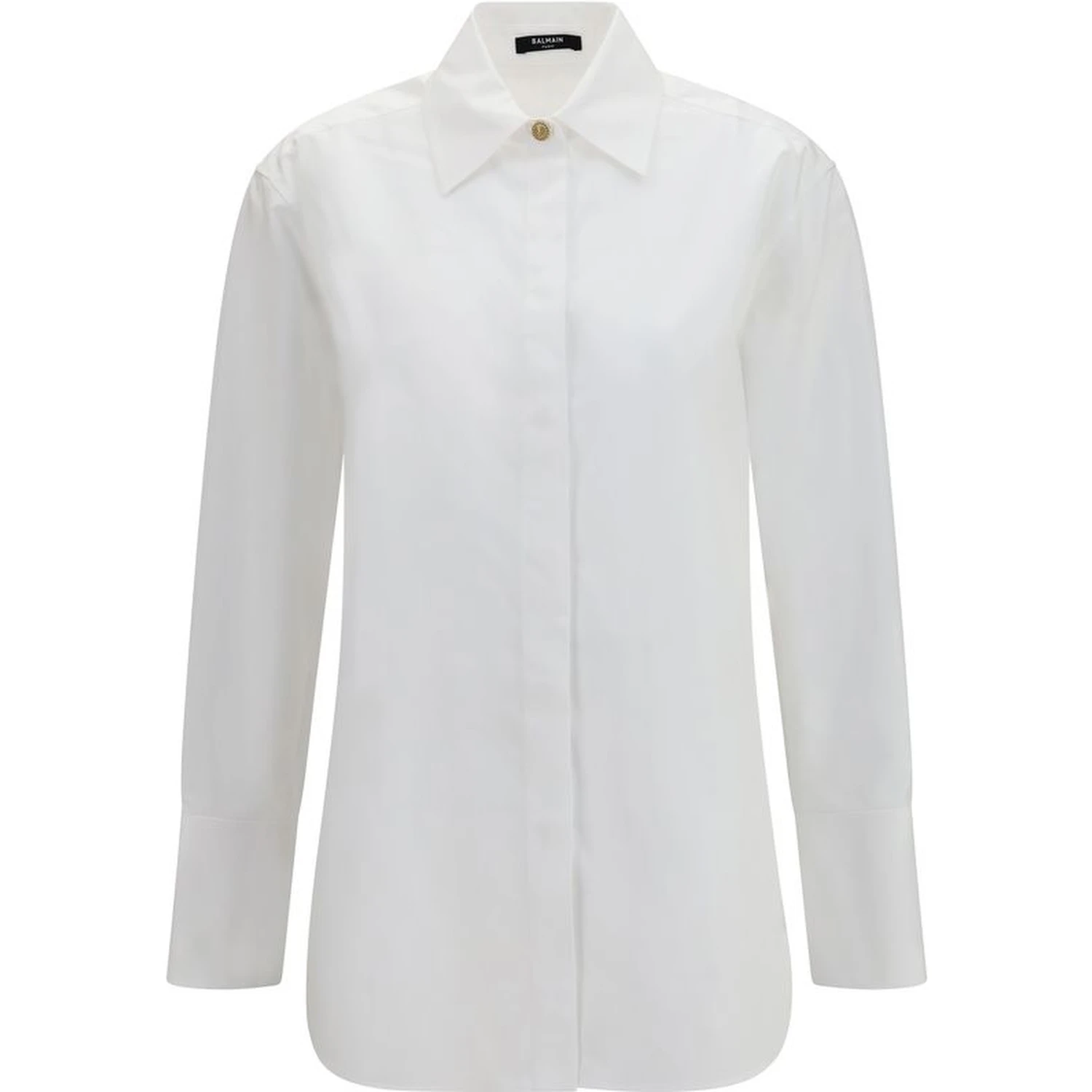White Cotton Dress Shirt