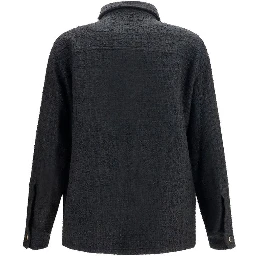 Black Cotton Full-Length Jacket