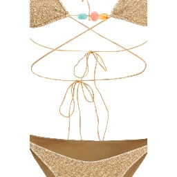 Gold Polyamide Bikini