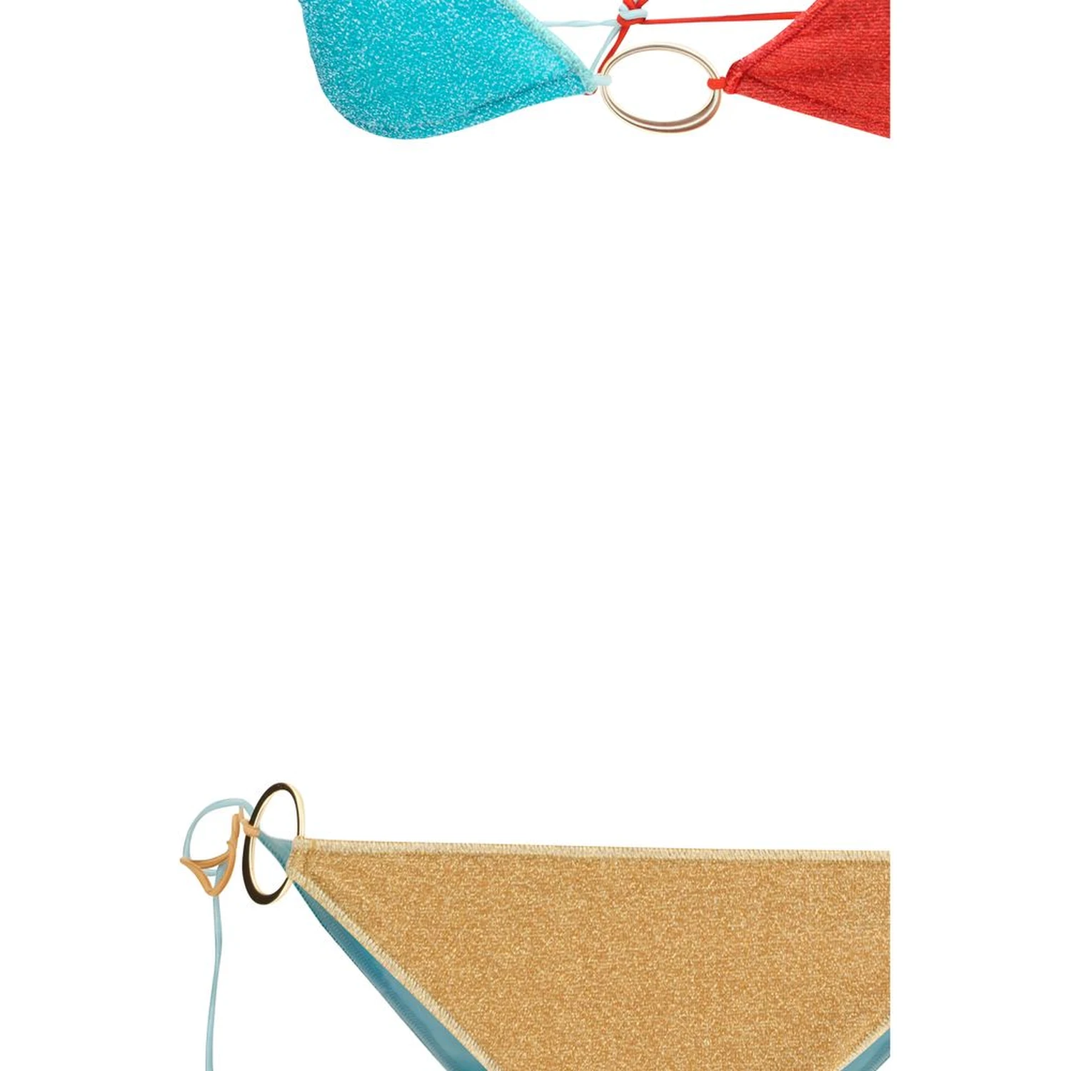 Multicolor Polyamide Bikini
