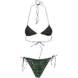 Bicolor Polyamide Bikini