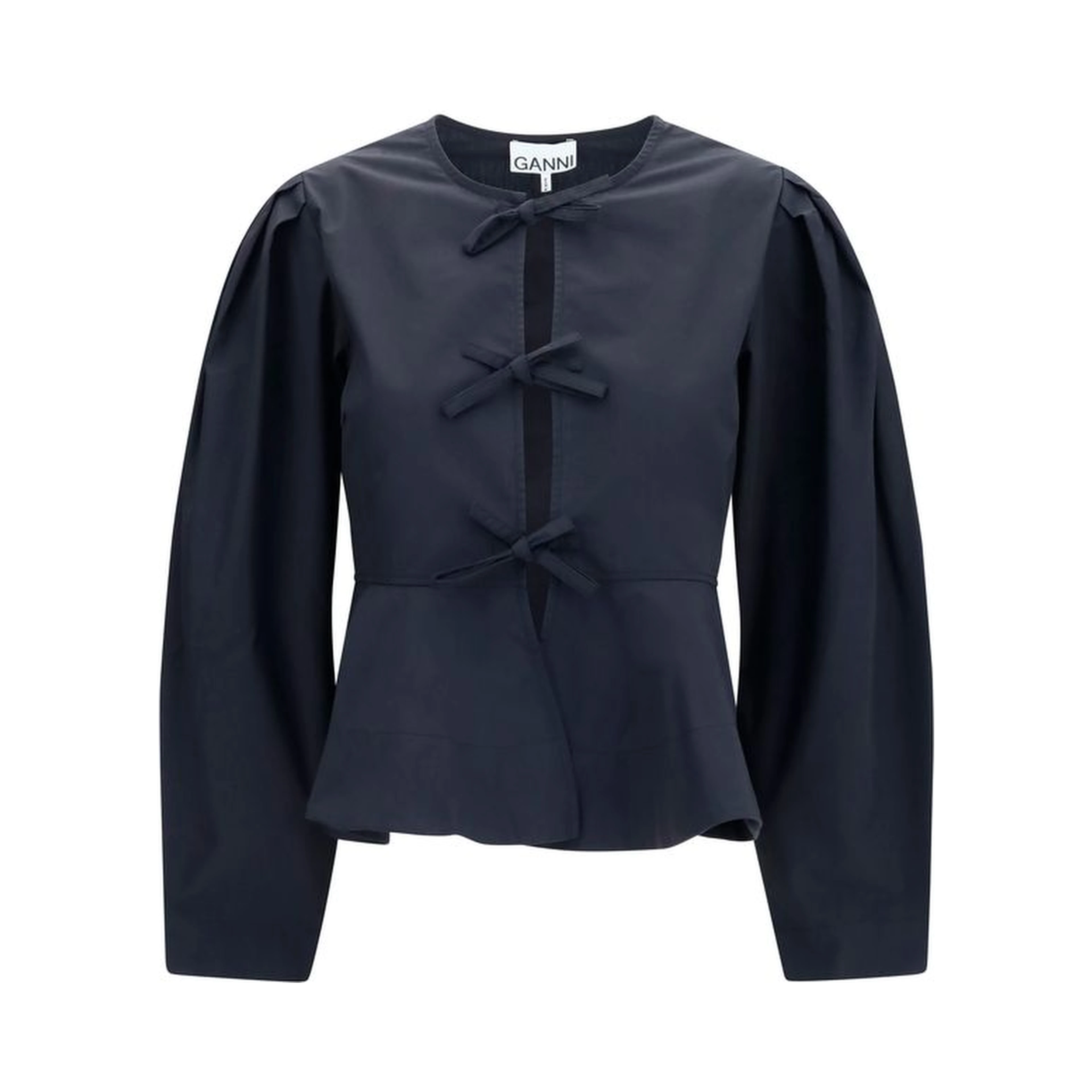 Black Cotton Blouse