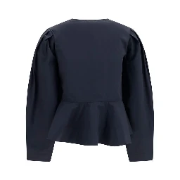 Black Cotton Blouse