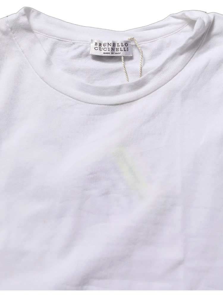 White SleeveLess Crew Neck Tank Blouse Top
