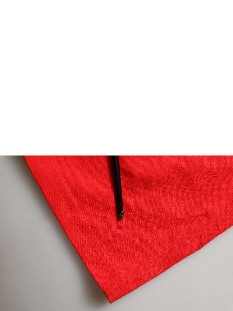 Red Graphic Cotton Jersey Crew Neck T-shirt