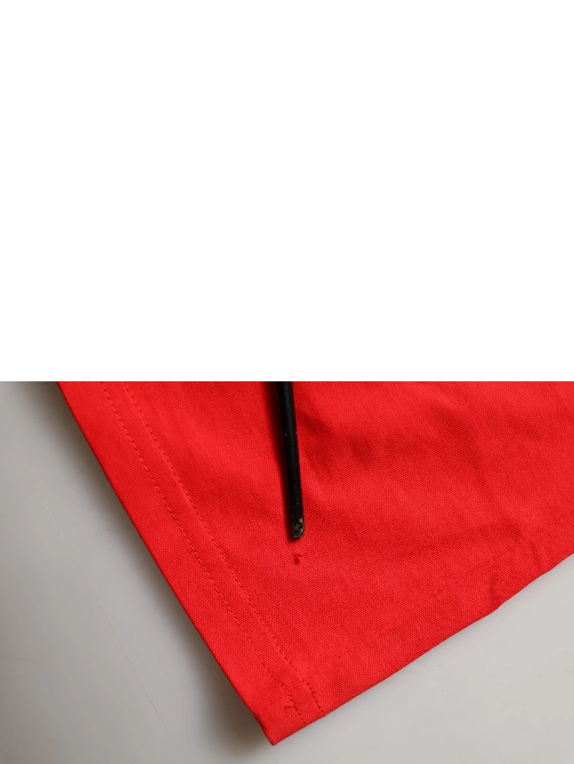Red Graphic Cotton Jersey Crew Neck T-shirt