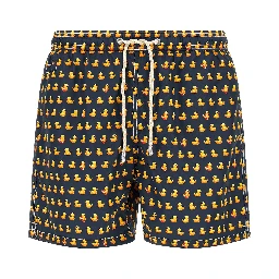 Multicolor Polyester Swim Shorts
