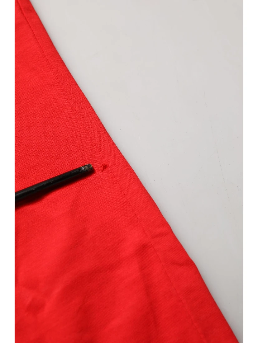 Red Graphic Cotton Jersey Crew Neck T-shirt