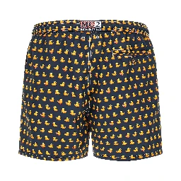 Multicolor Polyester Swim Shorts