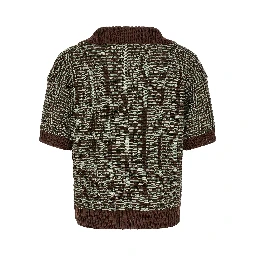 Brown Cotton Polo Shirt