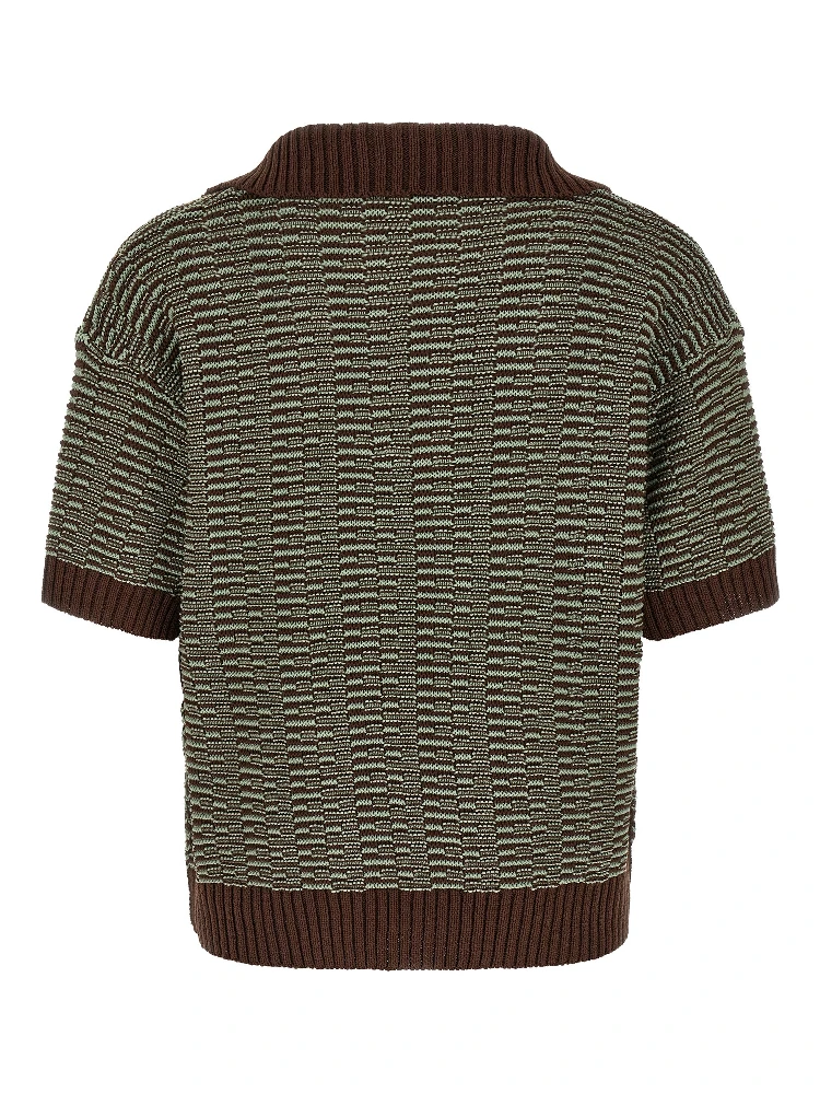Brown Cotton Polo Shirt alternative