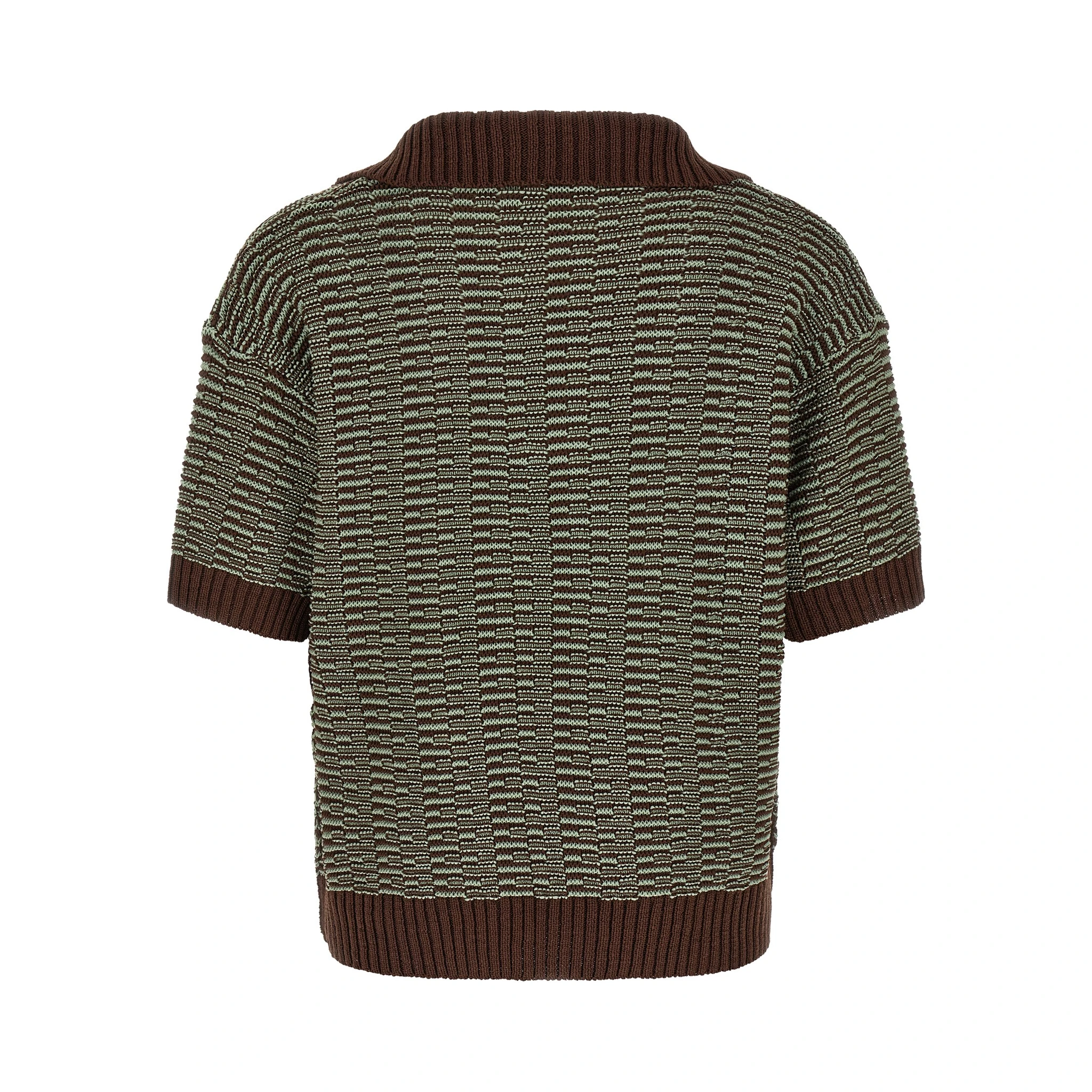 Brown Cotton Polo Shirt