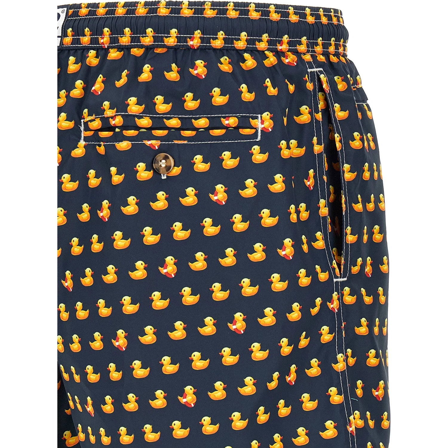 Multicolor Polyester Swim Shorts