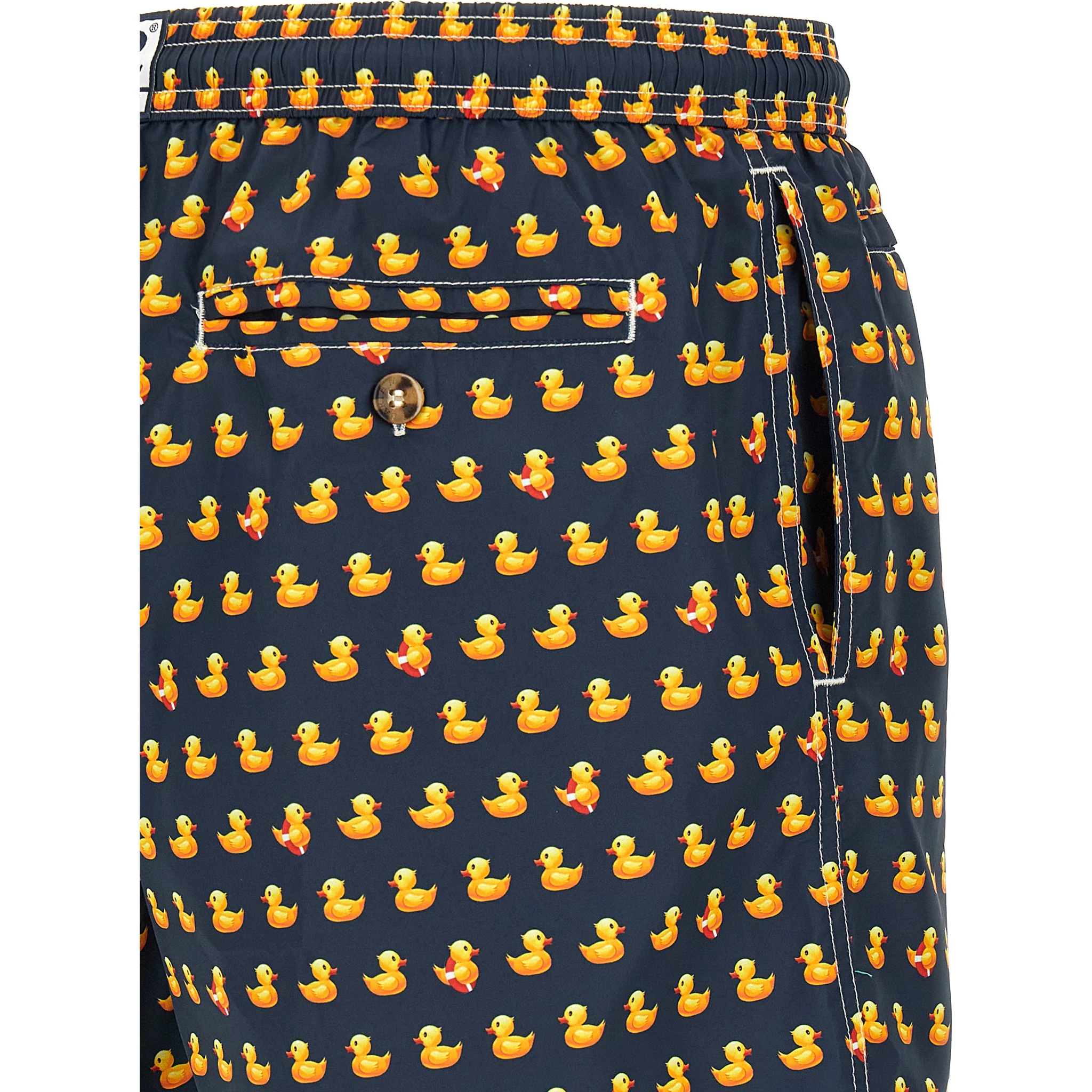 Multicolor Polyester Swim Shorts