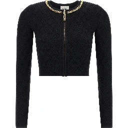 Black Viscose Cardigan