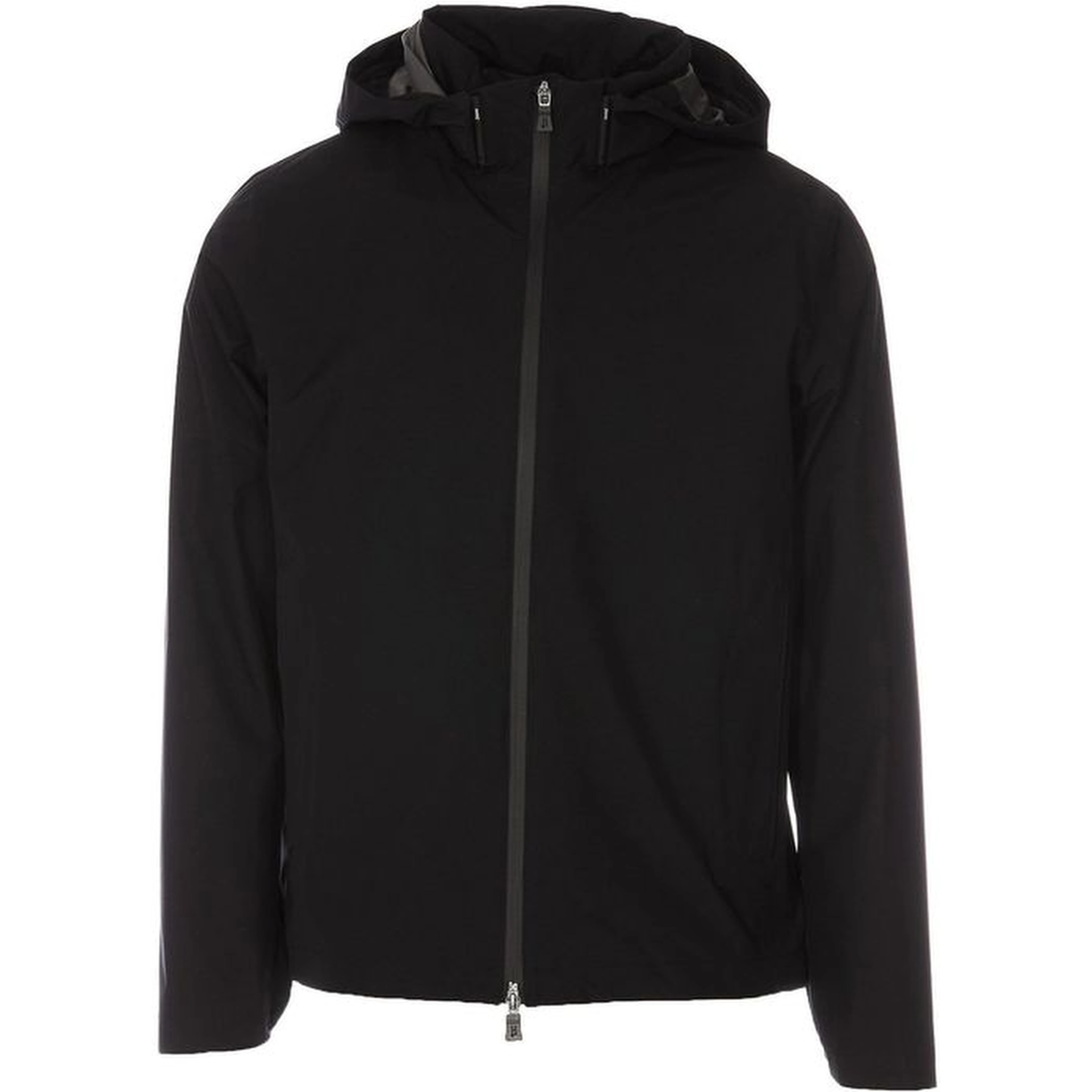 Black Polyester Shell Jacket
