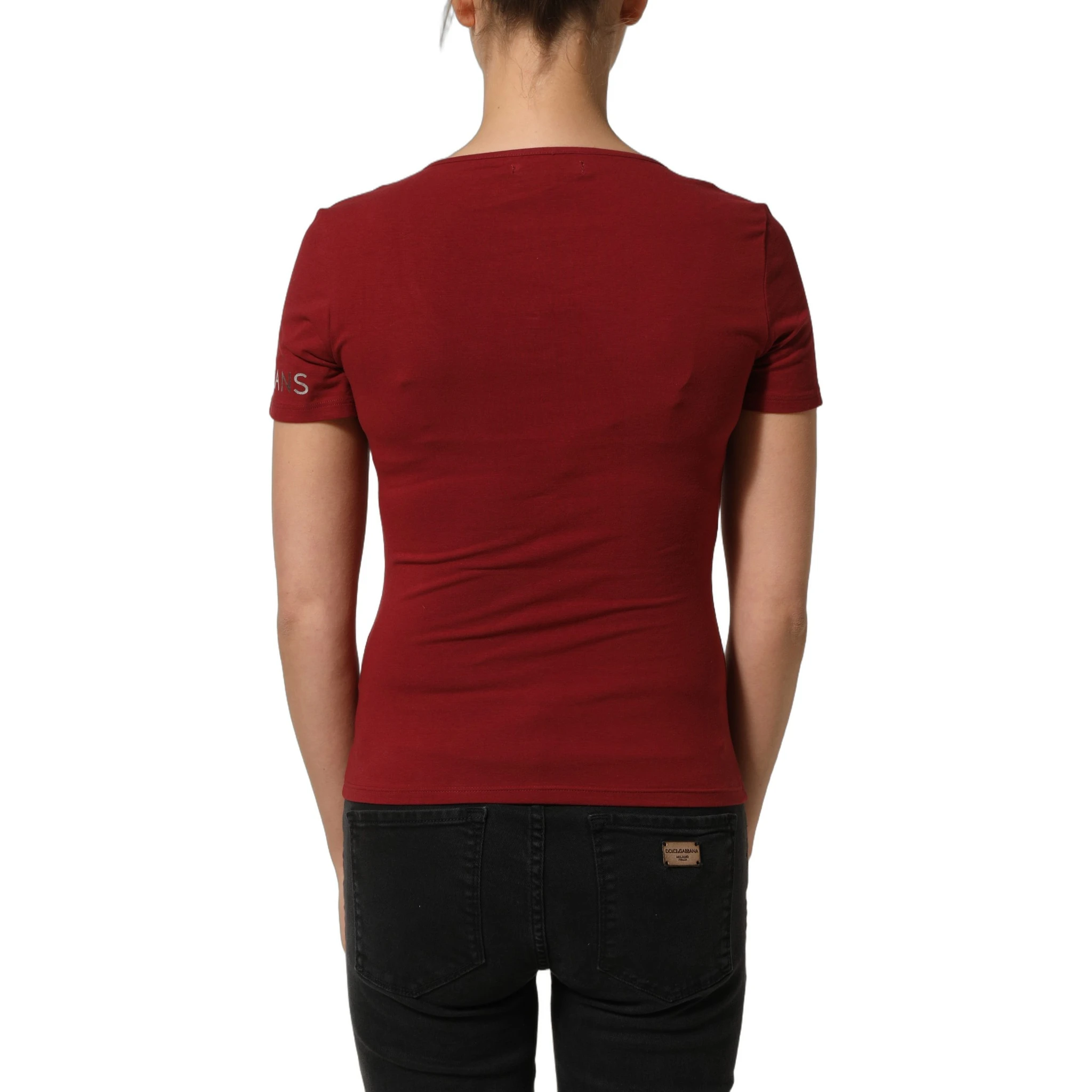 Black Wool Knit Deep V-Neck Long Sleeves Top