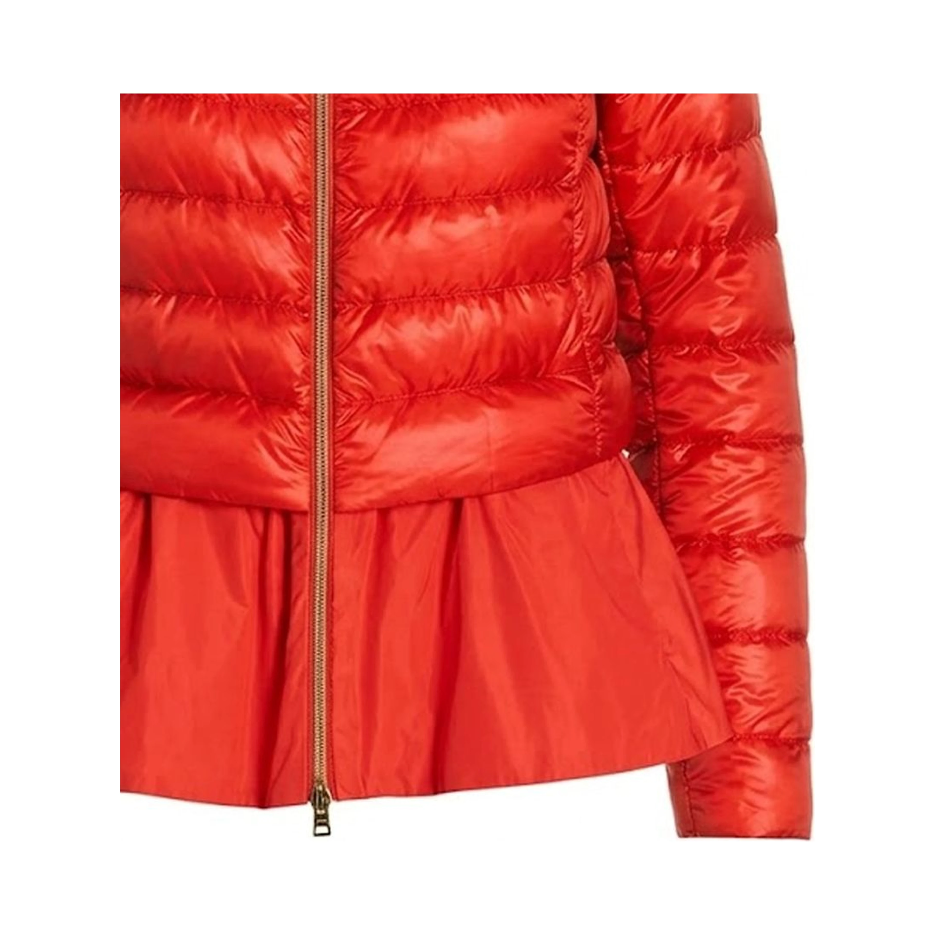Multicolor Polyamide Full-Length Jacket