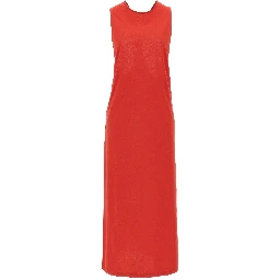 Multicolor Cotton Midi Dress