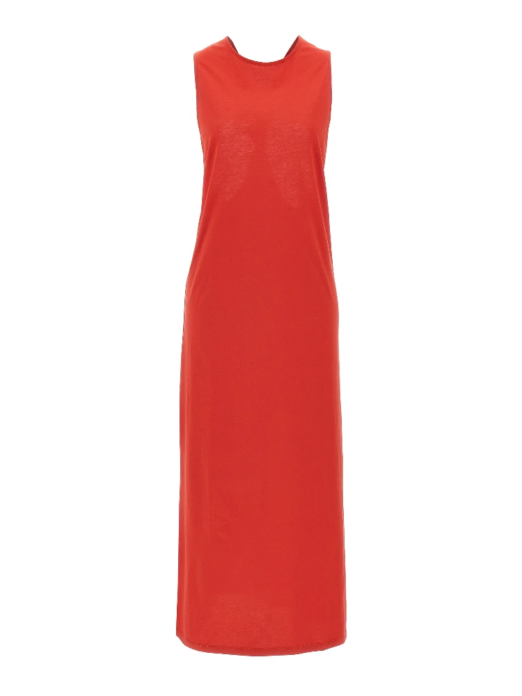 Multicolor Cotton Midi Dress