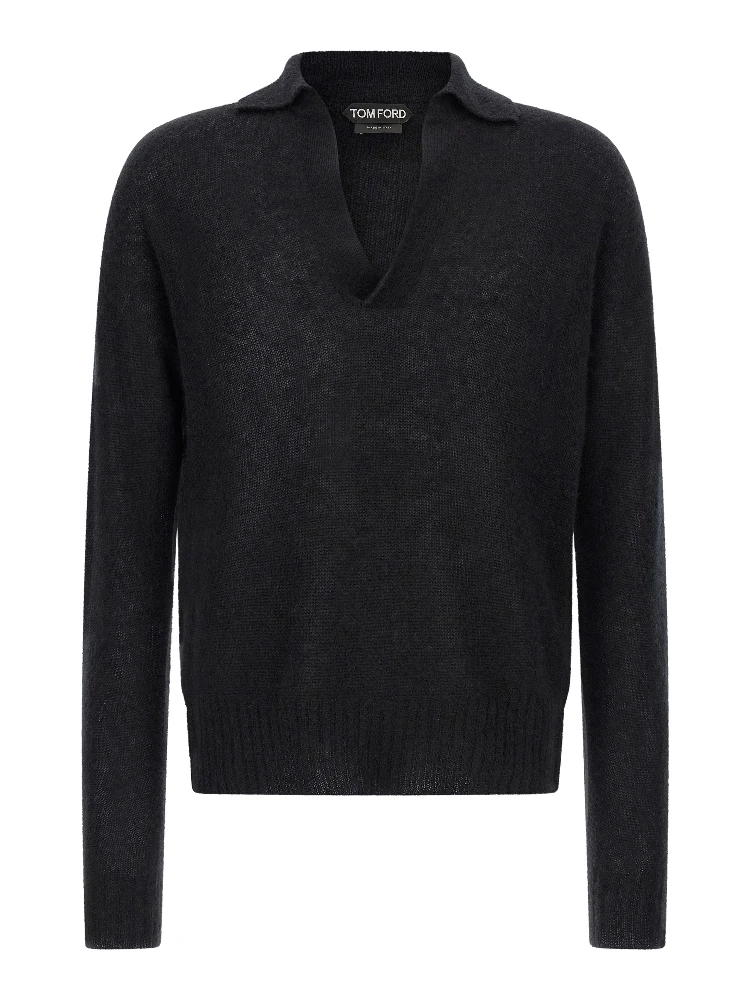 Black Cashmere Cardigan