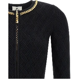 Black Viscose Cardigan