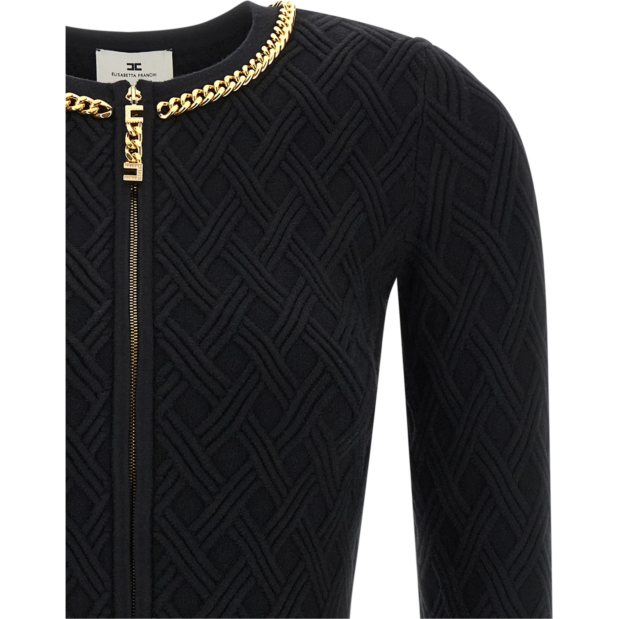 Black Viscose Cardigan