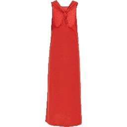 Multicolor Cotton Midi Dress
