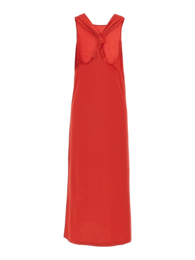 Multicolor Cotton Midi Dress