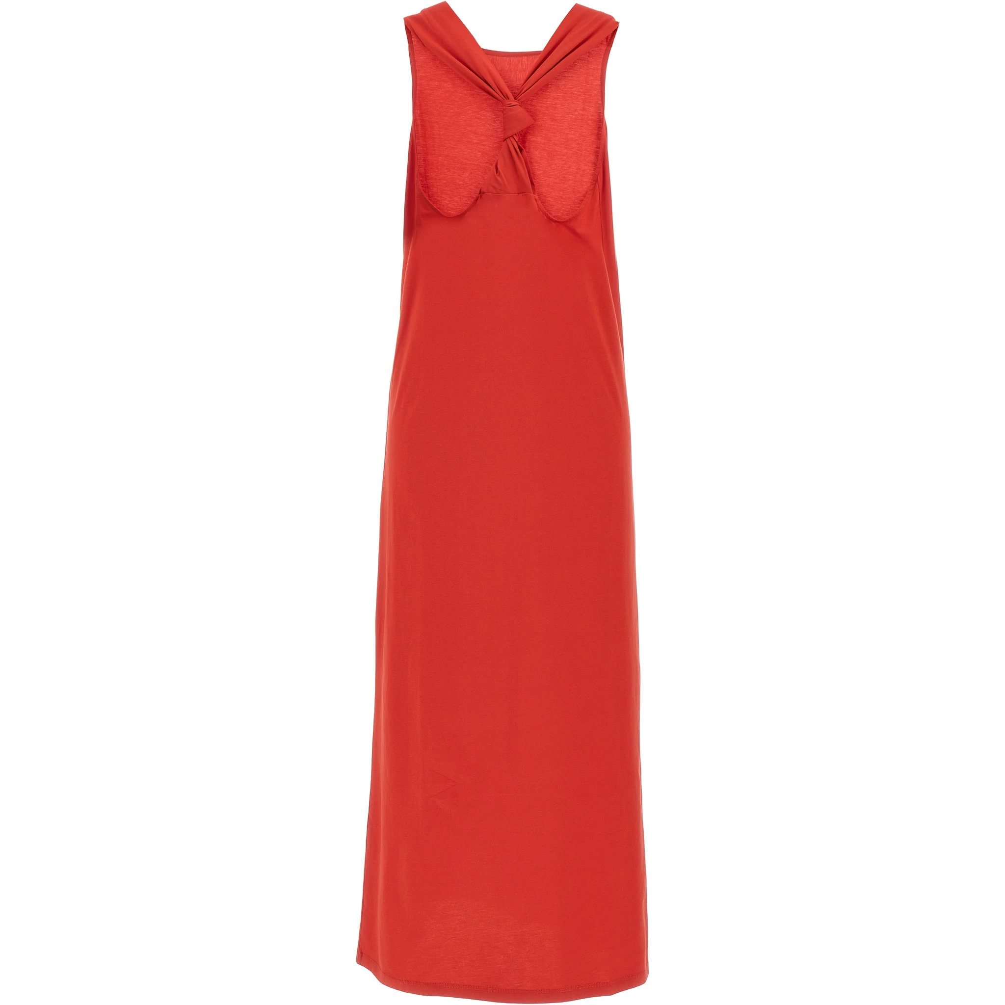 Multicolor Cotton Midi Dress