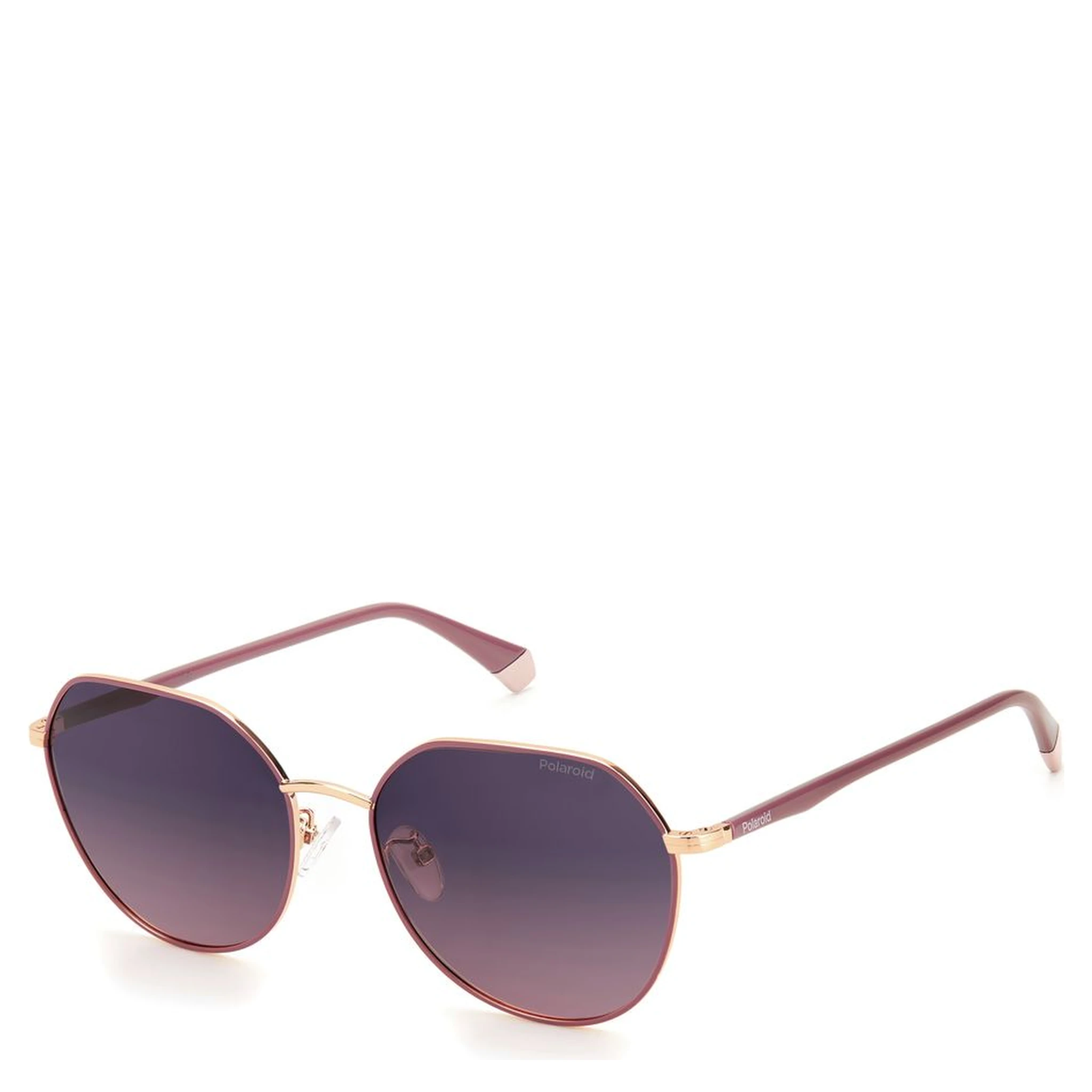 Rose Gold Metal Sunglasses