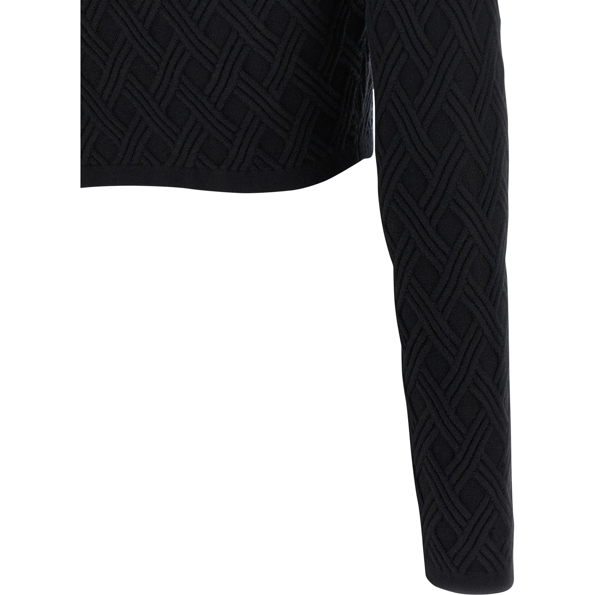 Black Viscose Cardigan