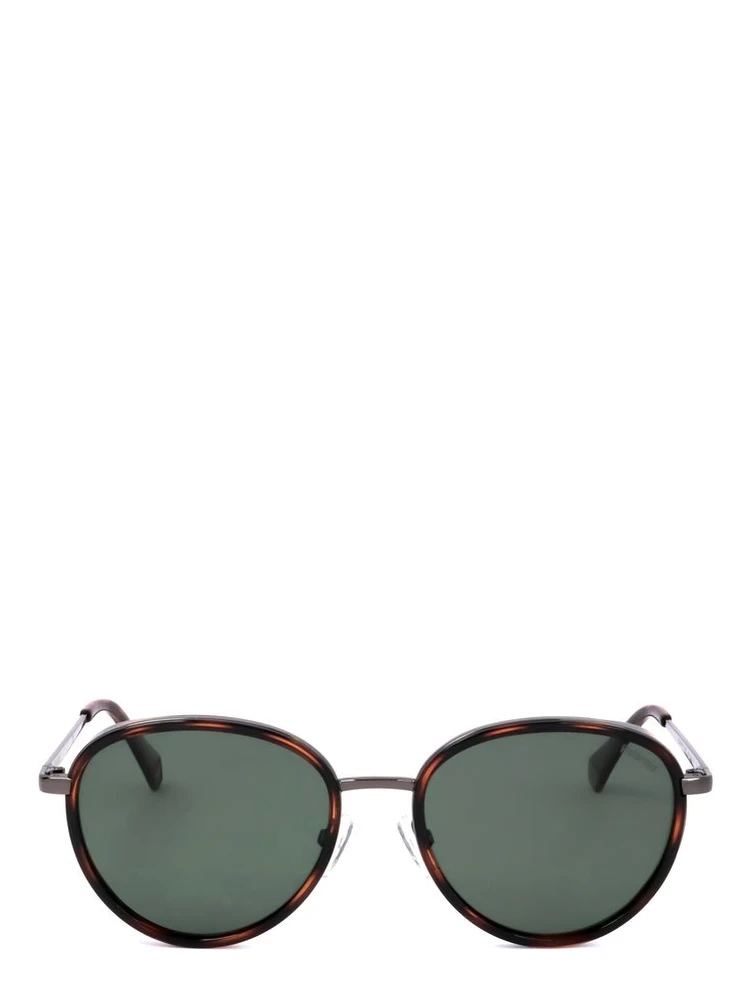 Brown Metal Sunglasses