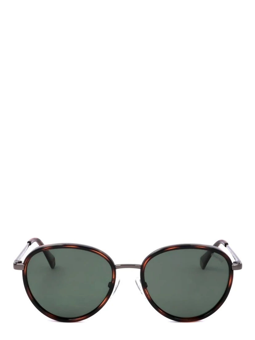 Brown Metal Sunglasses