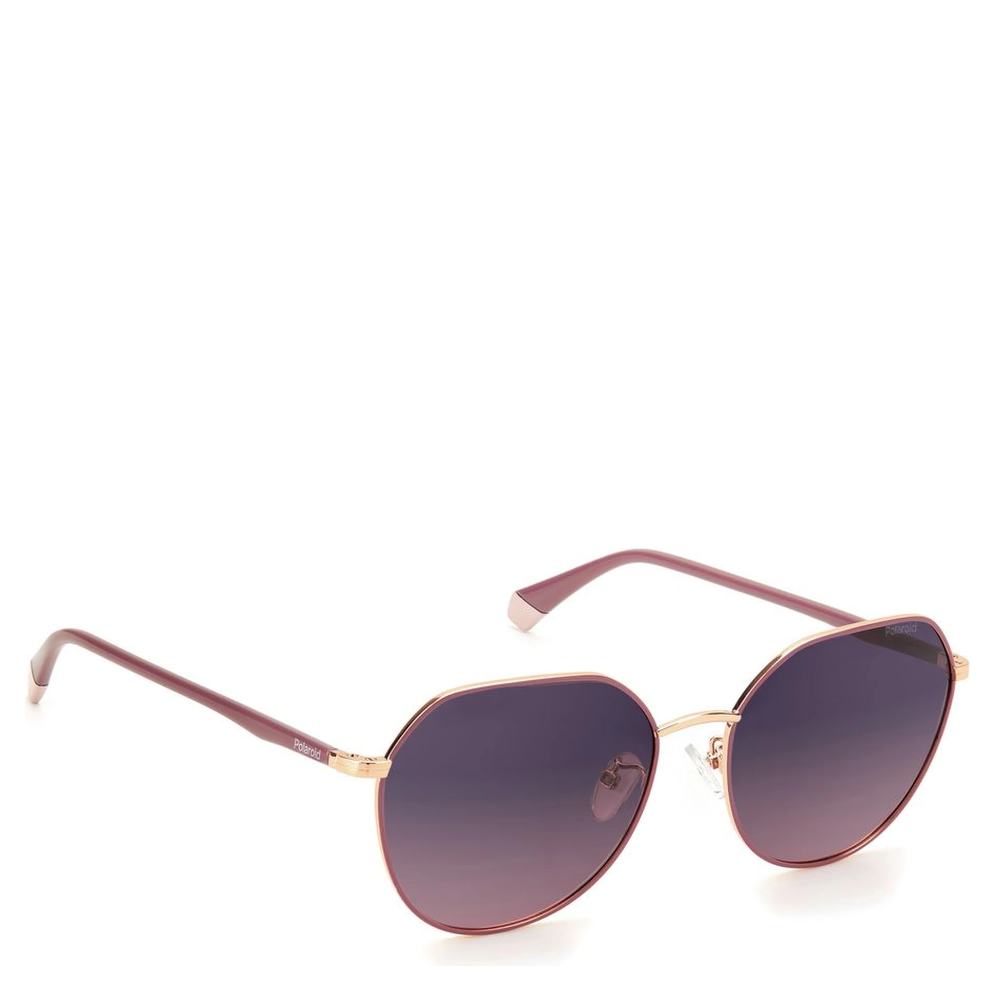 Rose Gold Metal Sunglasses
