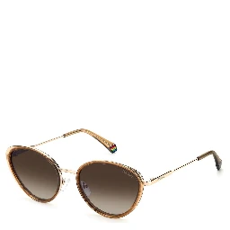 Beige Plastic Sunglasses