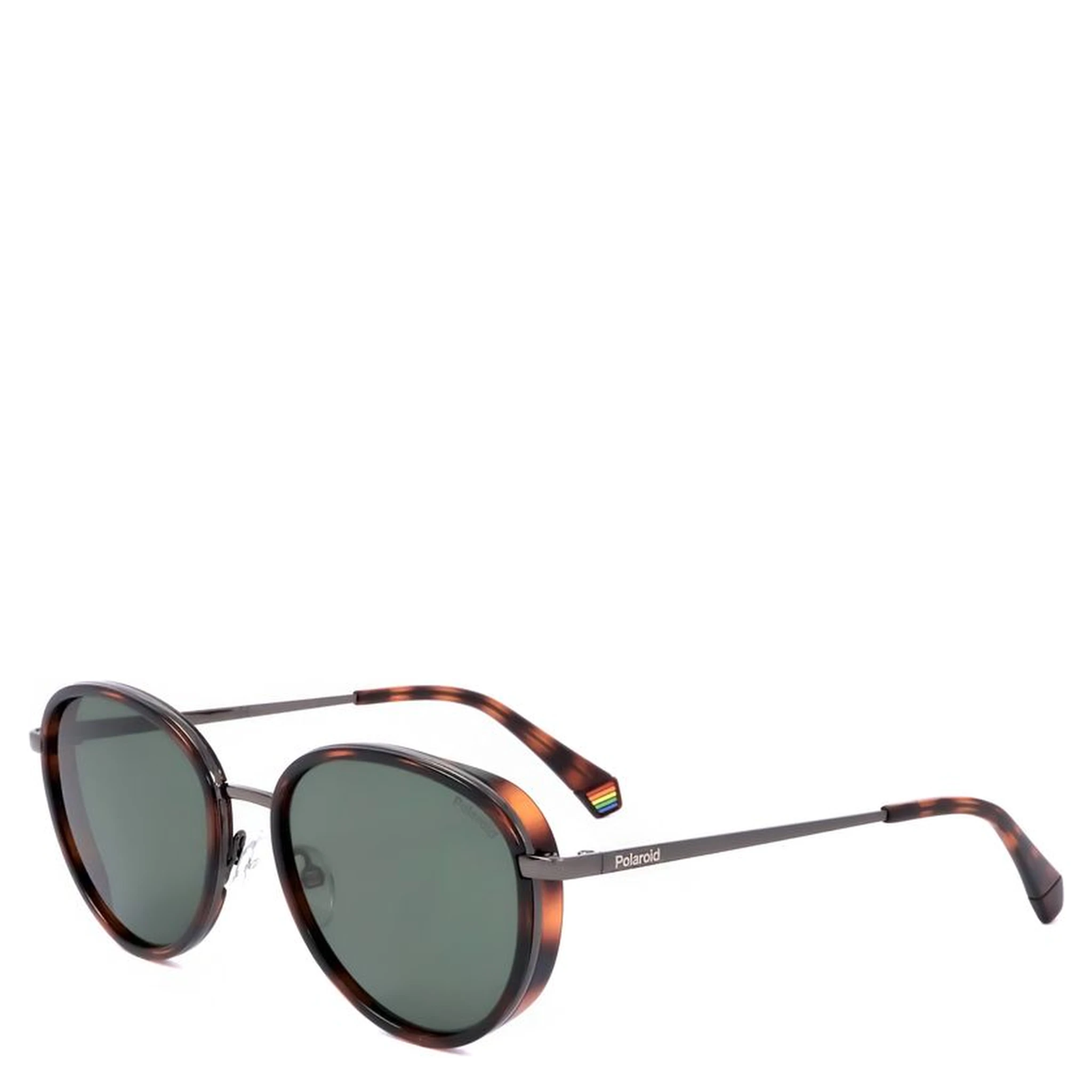 Brown Metal Sunglasses