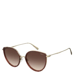 Brown Metal Sunglasses