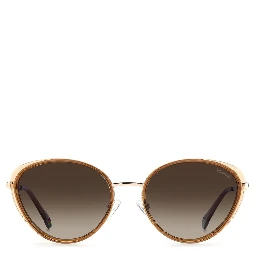 Beige Plastic Sunglasses