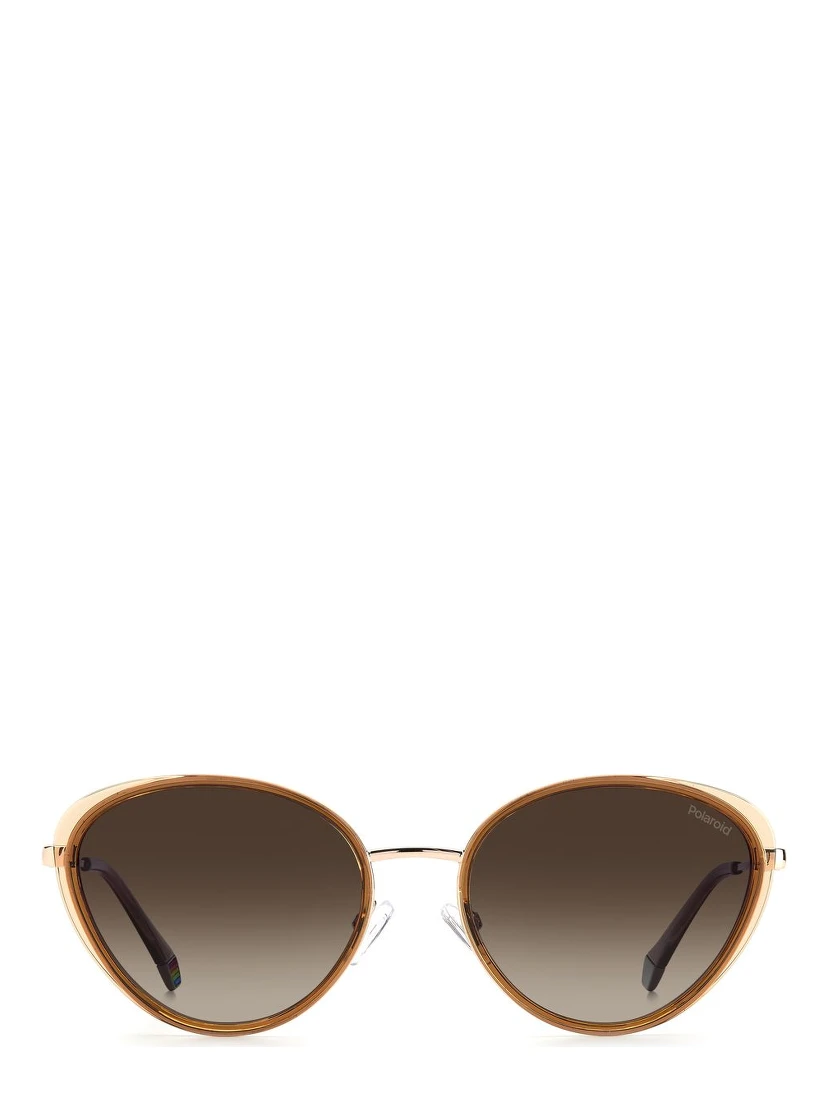 Beige Plastic Sunglasses