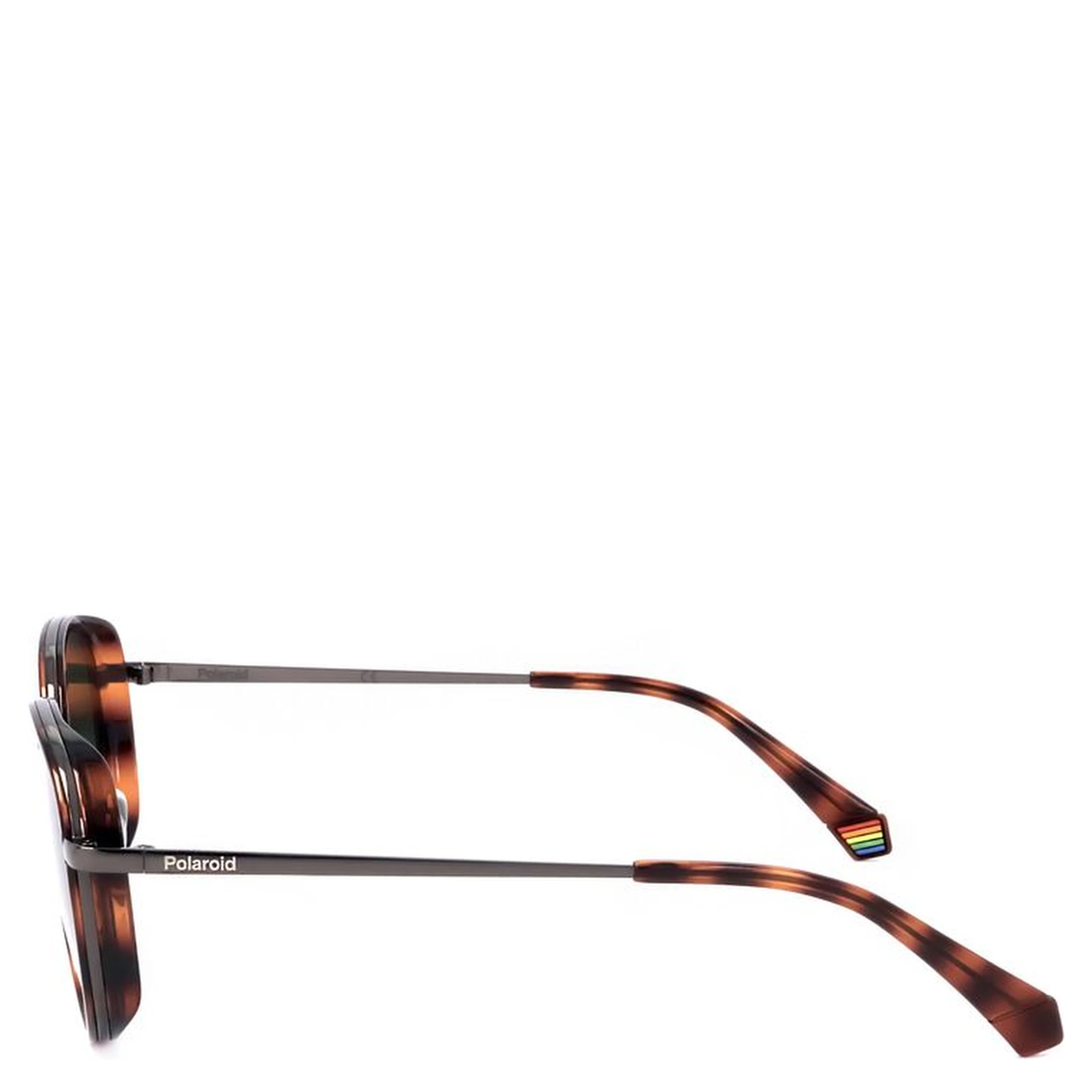 Brown Metal Sunglasses