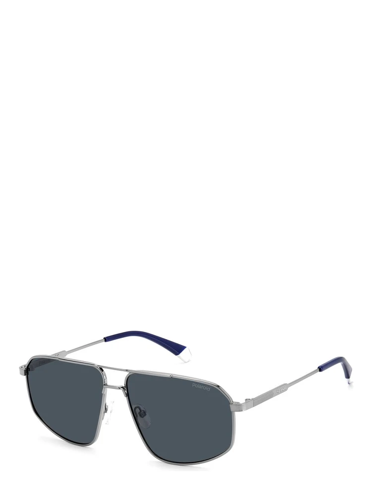 Gray Stainless Steel Sunglasses