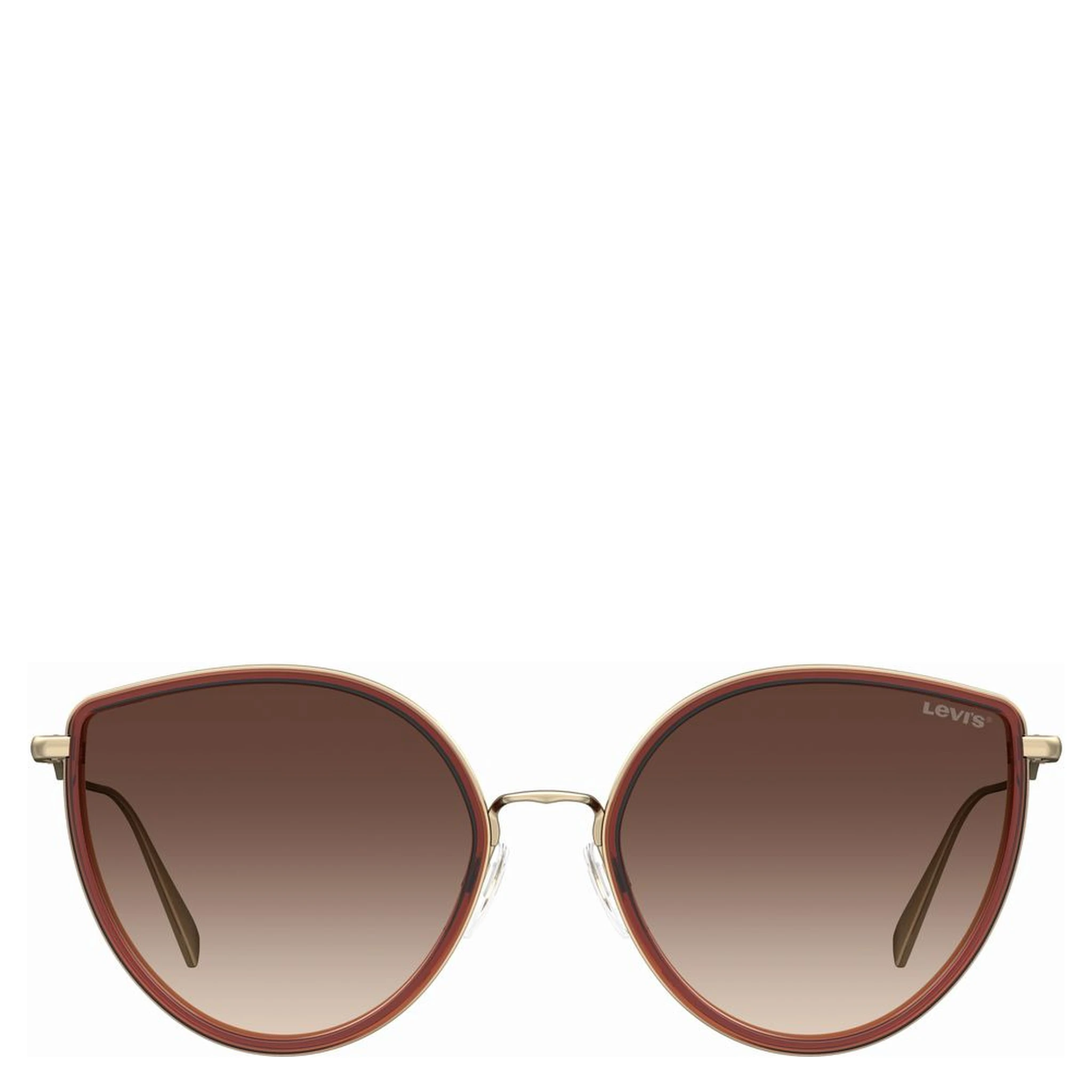 Brown Metal Sunglasses