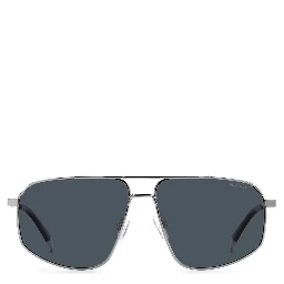Gray Stainless Steel Sunglasses