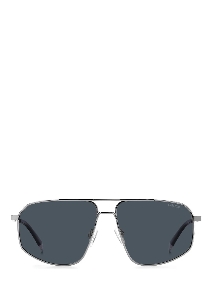 Gray Stainless Steel Sunglasses