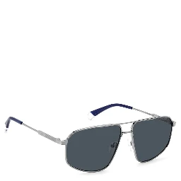 Gray Stainless Steel Sunglasses