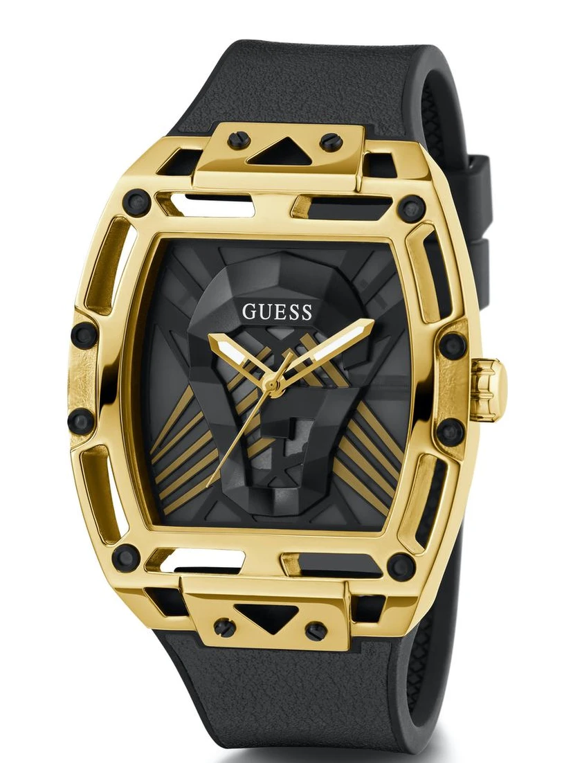 Black Synthetic Dress Watch