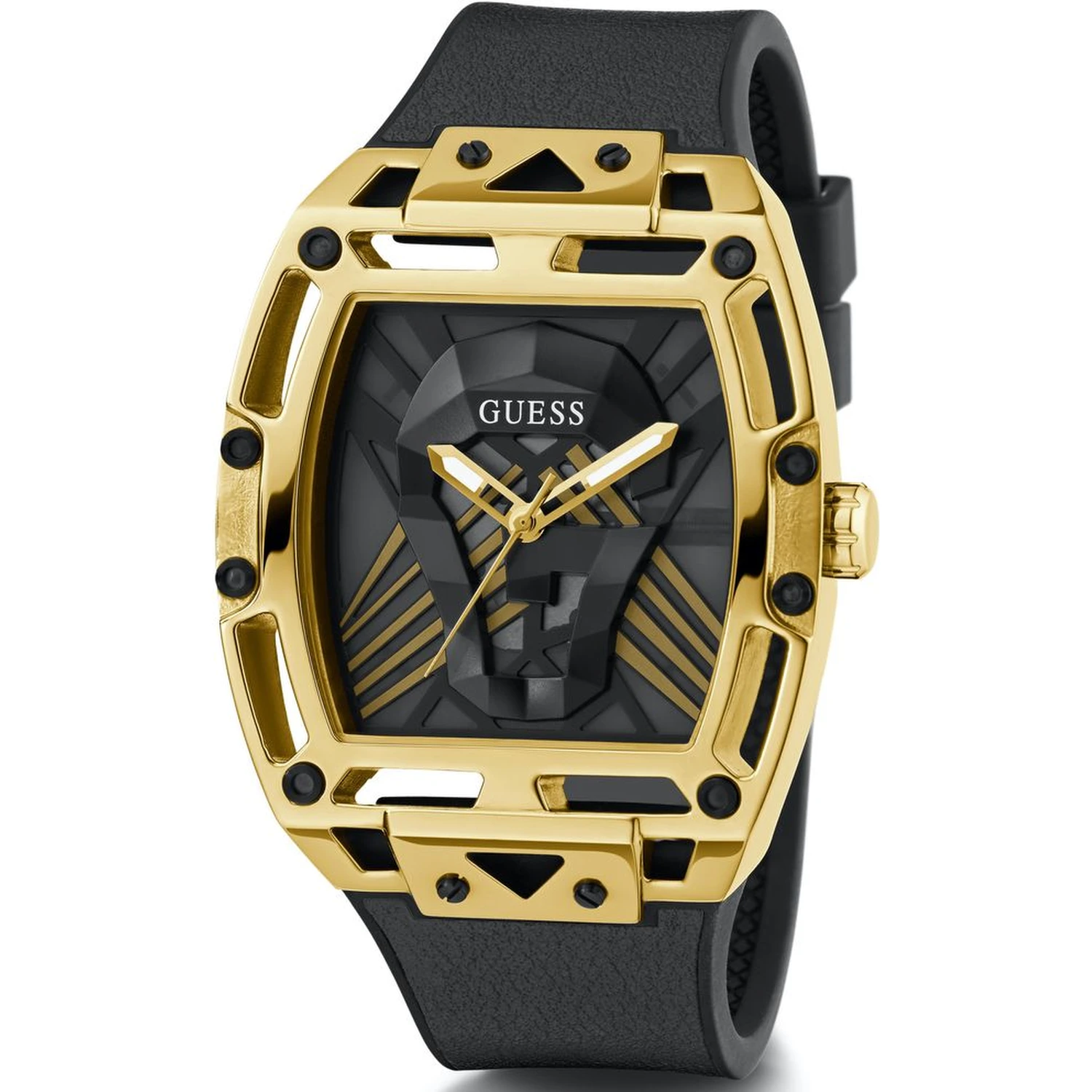 Black Synthetic Dress Watch
